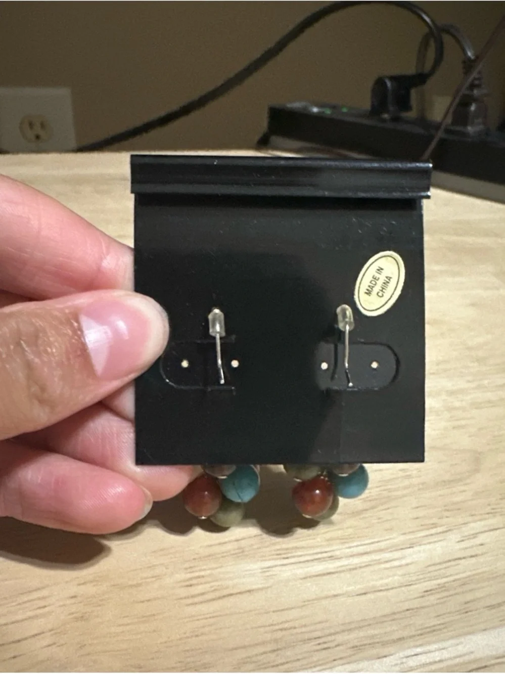 Carol for Eva Graham Turquoise Cluster Drop Earrings